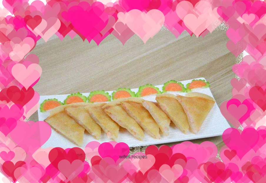 The special recipe of Taiwanese snacks: Moon Shrimp Cake