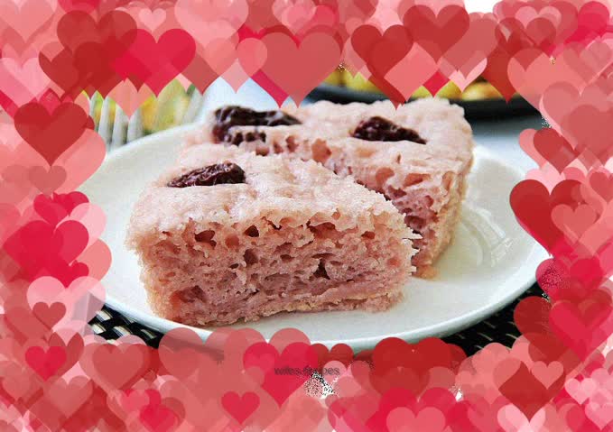 Milky Purple Sweet Potato Steamed Cake
