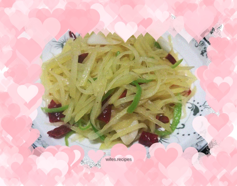 Hot and sour potato shreds