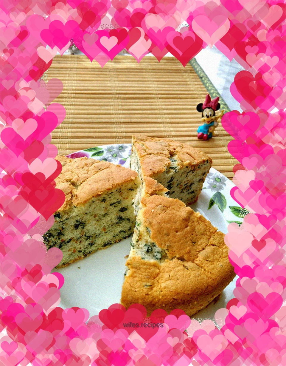 Chrysanthemum sesame chiffon cake