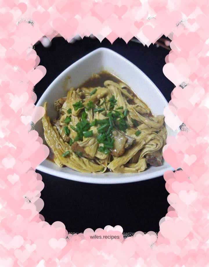 Braised Bean Curd with Pork Ribs