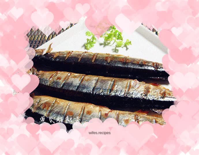 Grilled saury