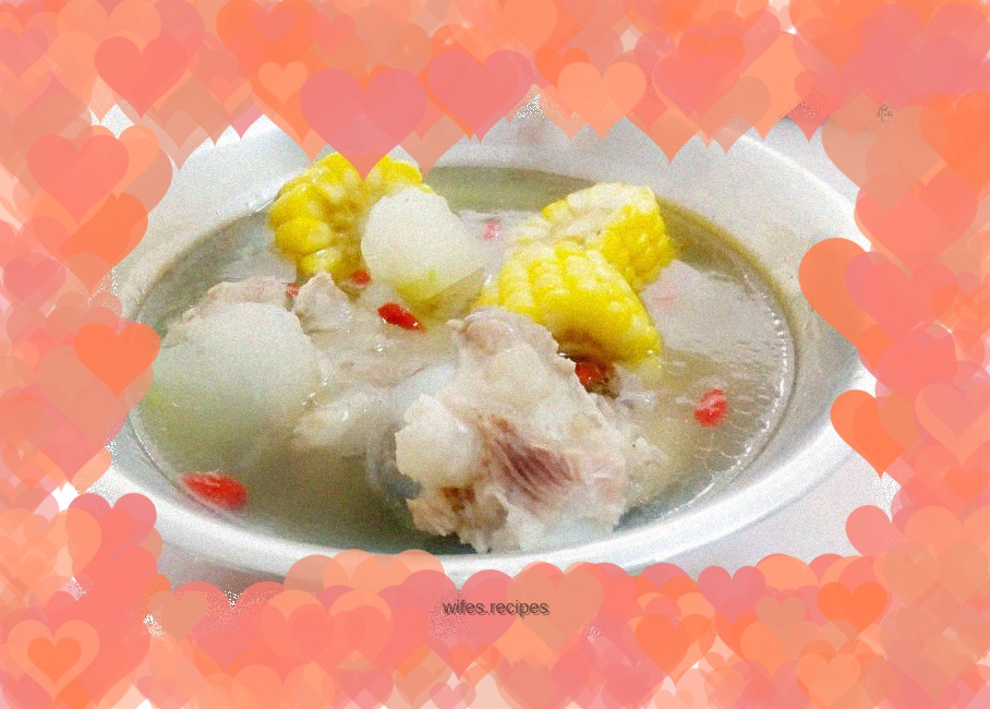 Winter Melon, Corn and Bone Soup