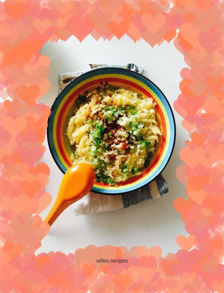 Spicy onion and potato fork