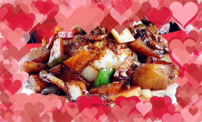 Vegetable and meat rice bowl