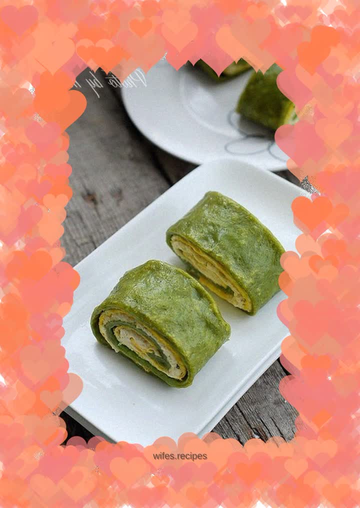 Fresh staple food in summer-----Jade Tofu Rolls