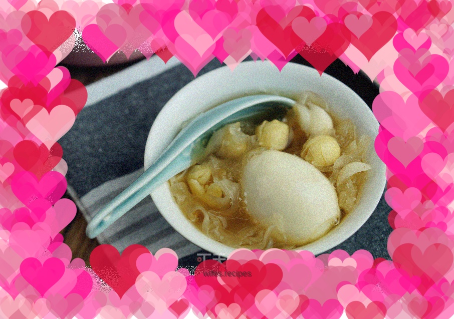 Egg Tremella Lotus Seed Sugar Water