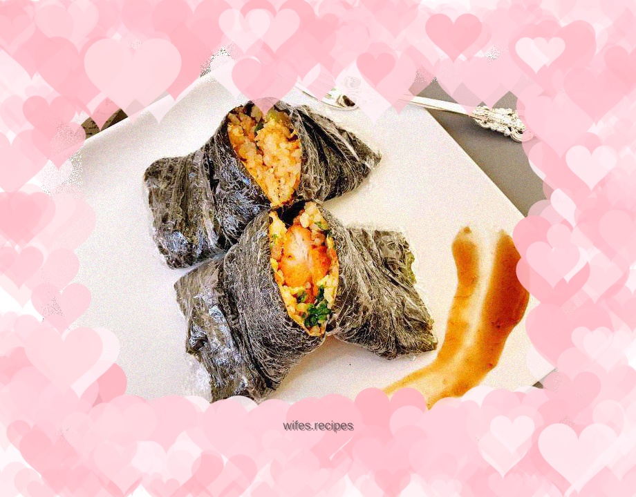 Hand-held rice dumplings