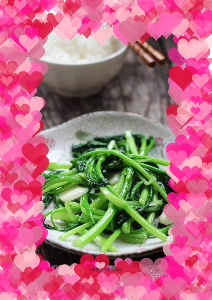Fragrant and refreshing---Stir-fried choy sum