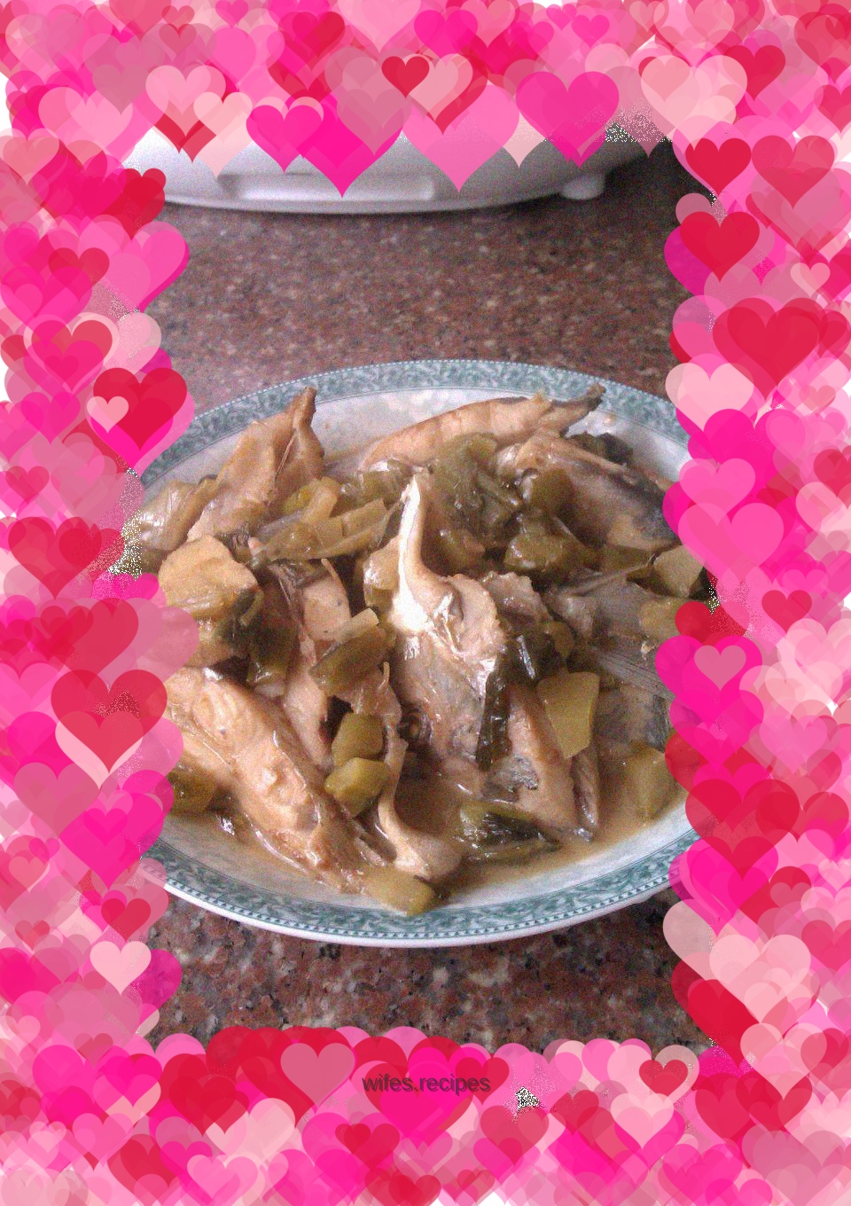 Pomfret grilled with pickles