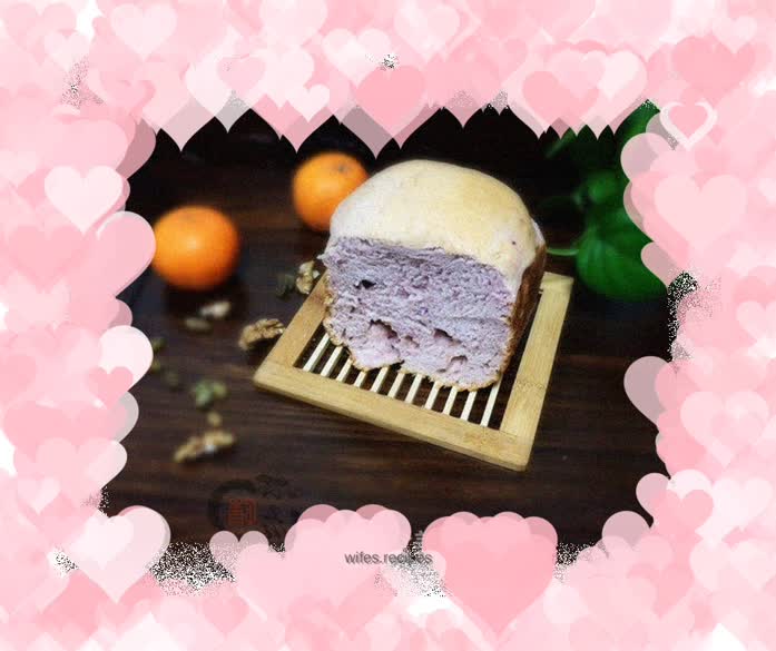 Purple sweet potato bread