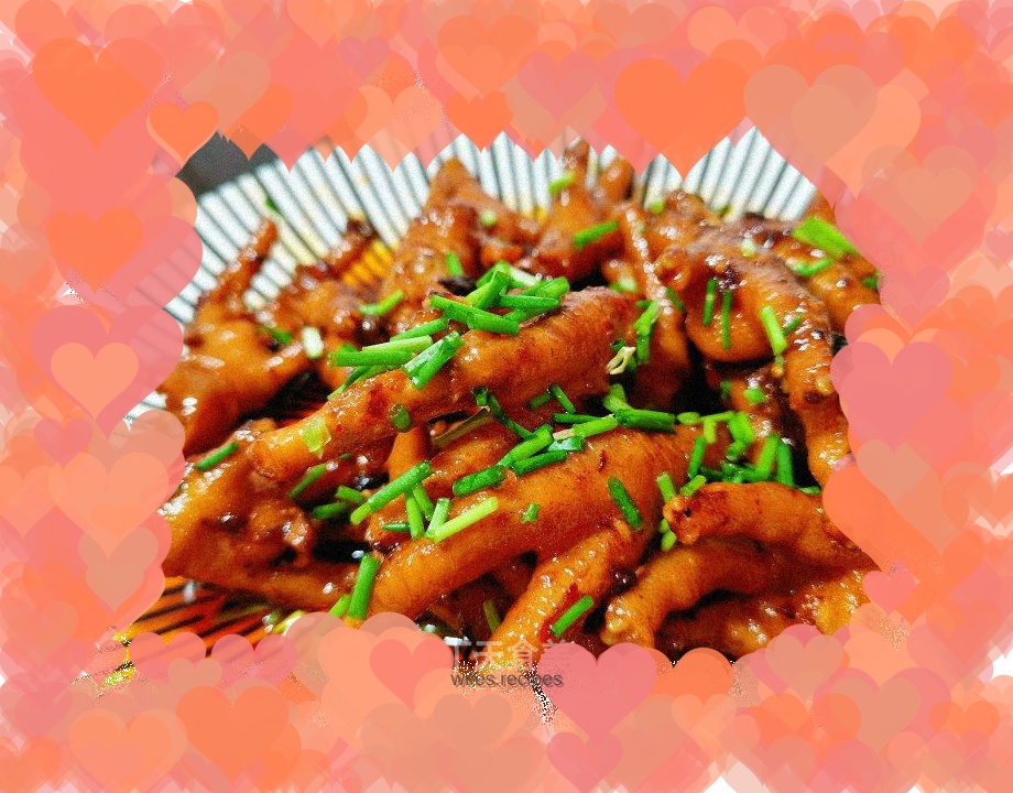 Braised chicken feet