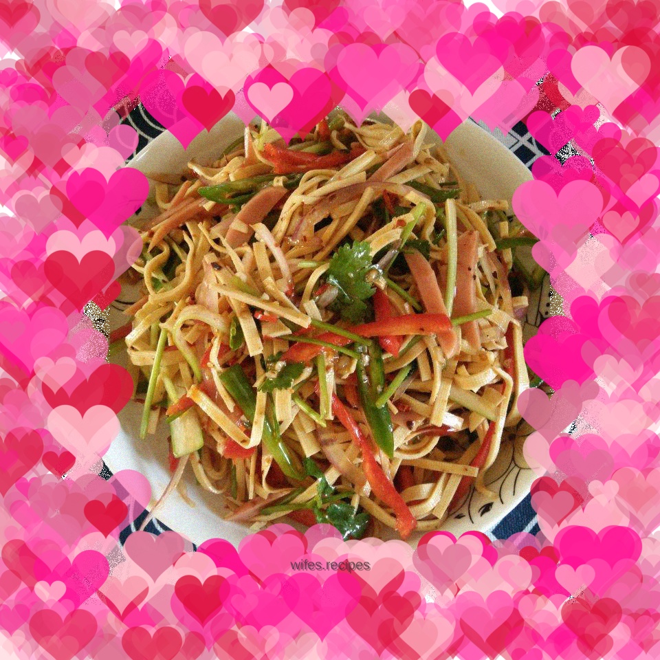 Double pepper ham mixed with 1,000 pieces