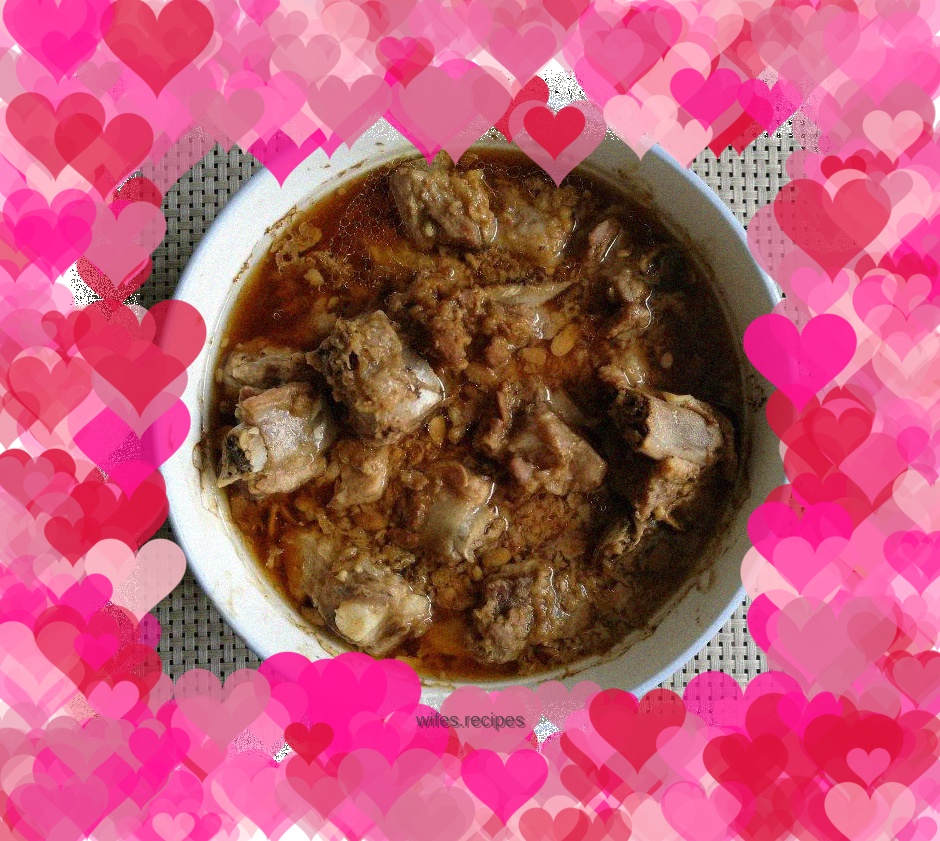 Steamed tofu with spareribs