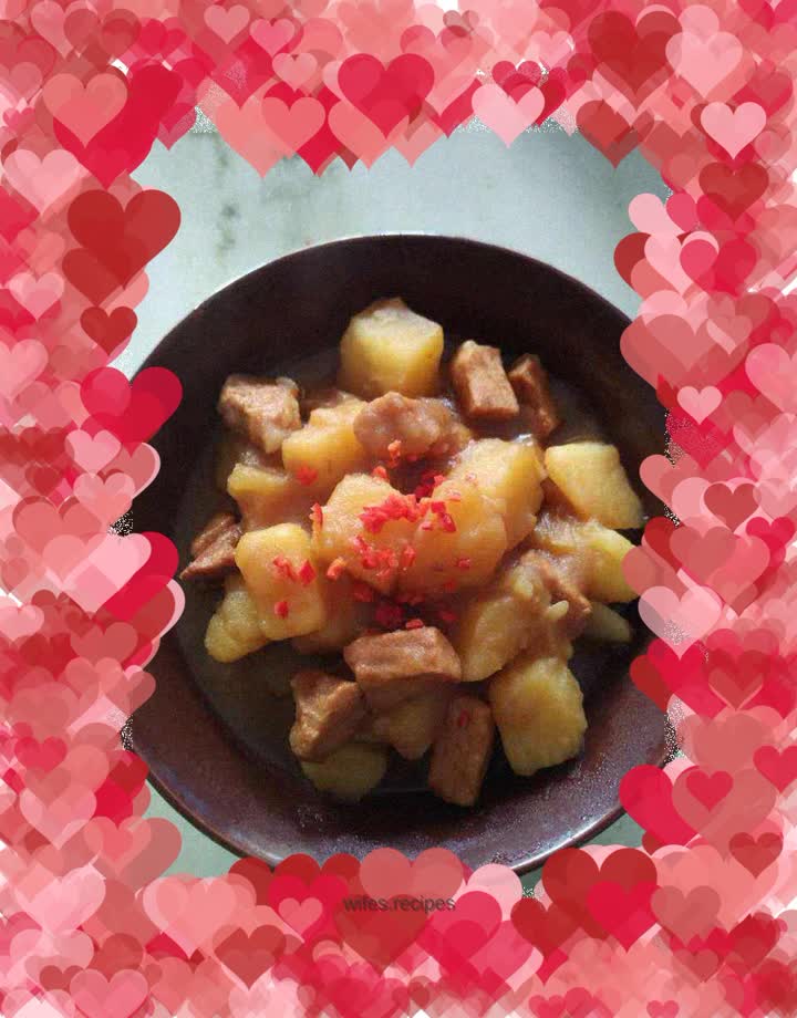 "Pork Braised Potatoes"