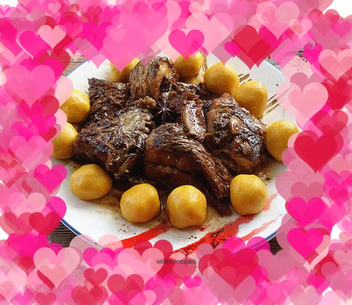 Steamed barracuda with pastry