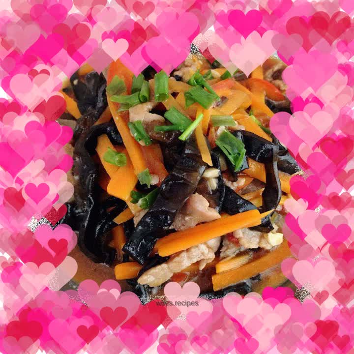 Homemade fish-flavored shredded pork