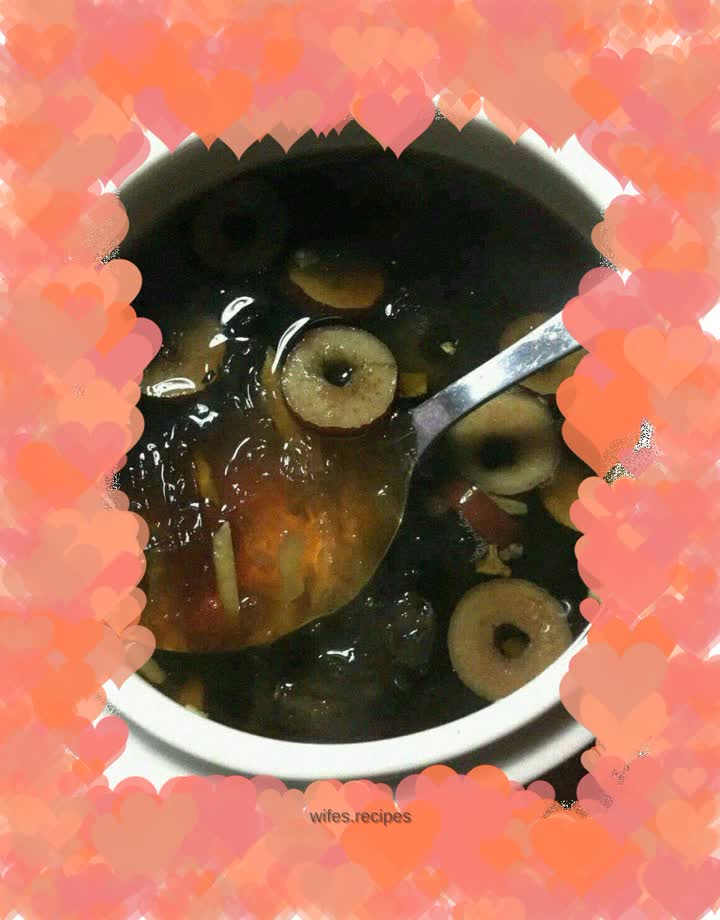 Brown sugar stewed bird's nest