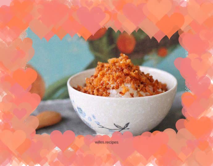 Baby salmon pine rice