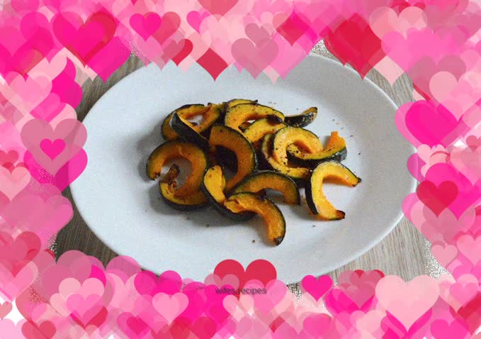 Pan-fried mini pumpkins