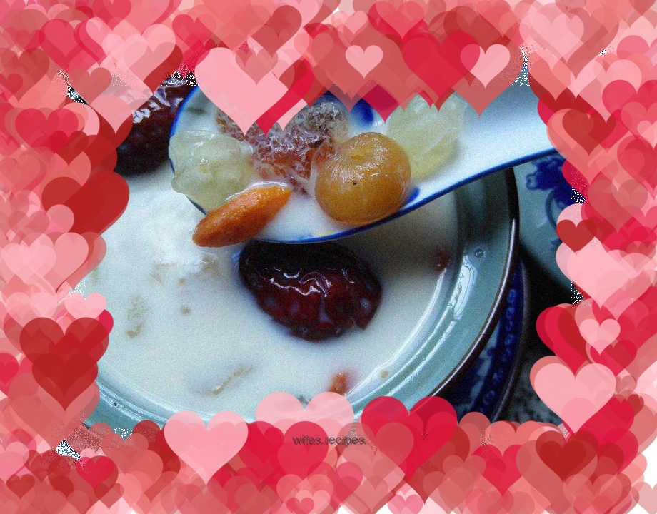 Braised Snow Clams with Almond Dew