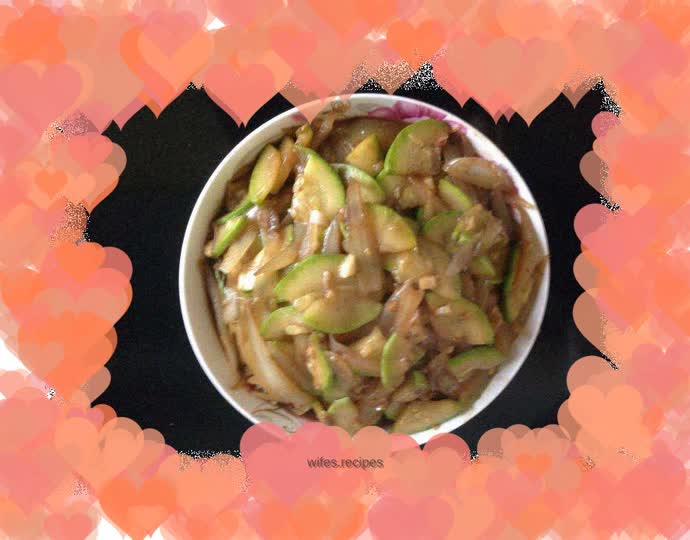 Vegetarian fried pumpkin