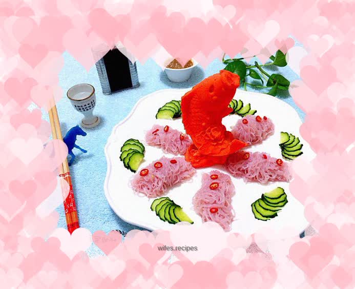 Rouge Vermicelli Button