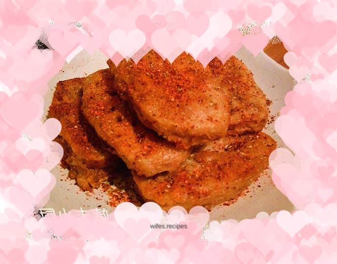 Salt and pepper lotus root box