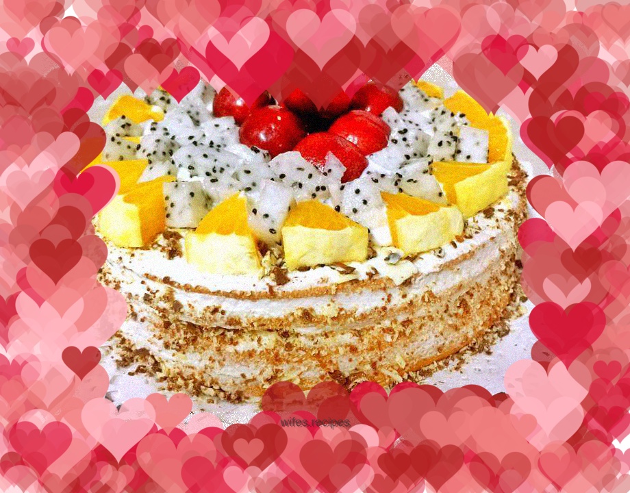 Fruit Chocolate Cake