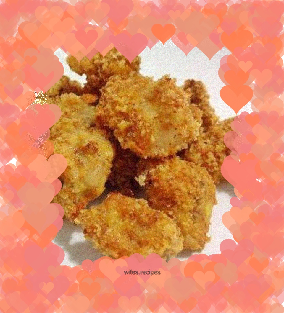 Homemade chicken popcorn