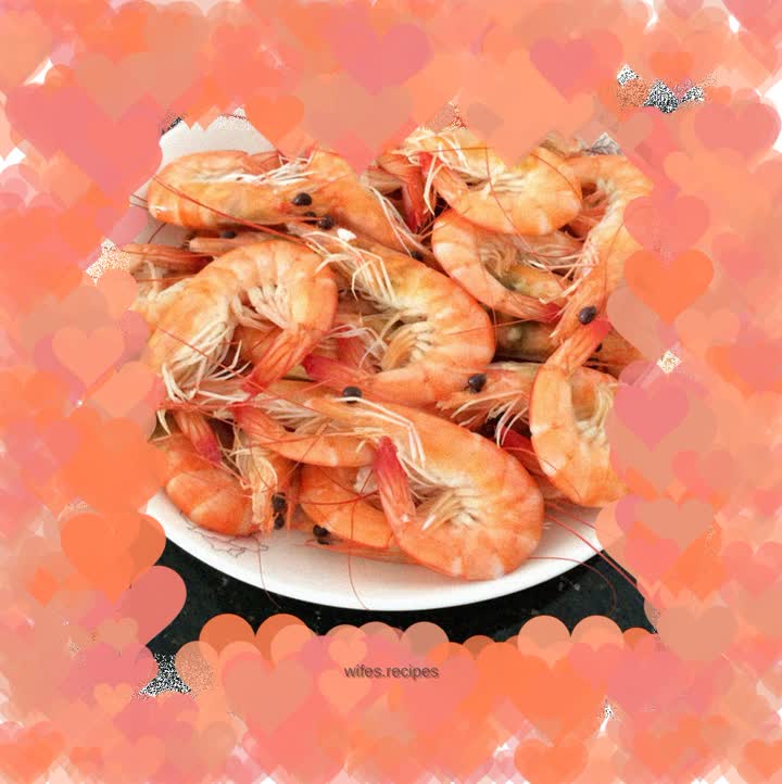 Boiled Shrimp in Salted Water