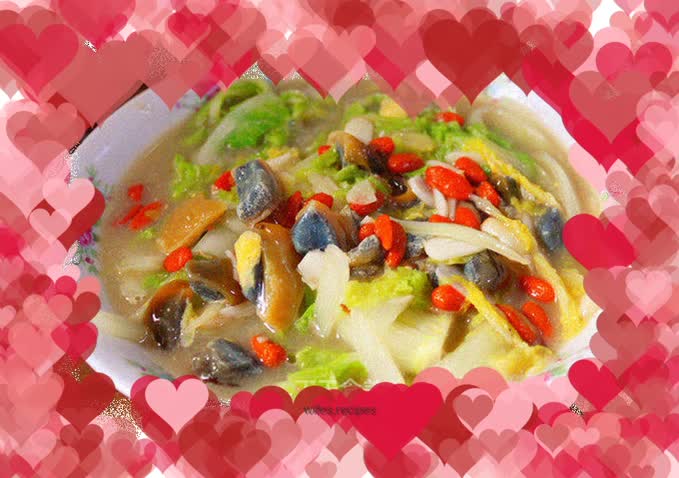 Baby cabbage in soup