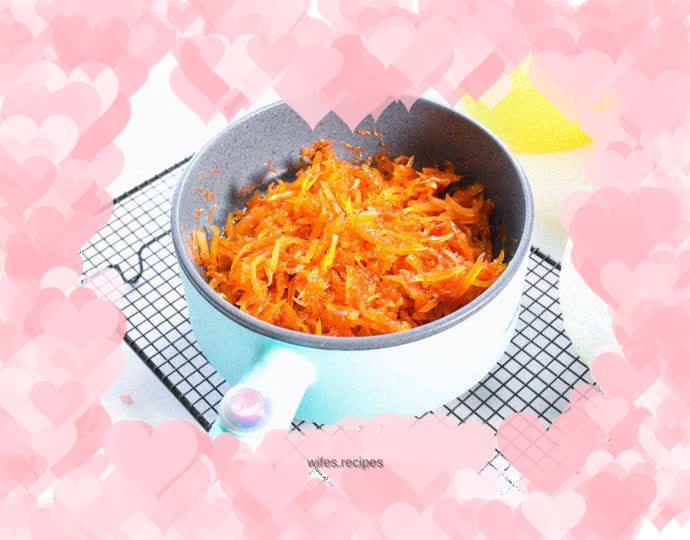 Simple Candied Red Pomelo