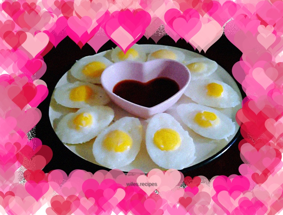 Steamed quail eggs
