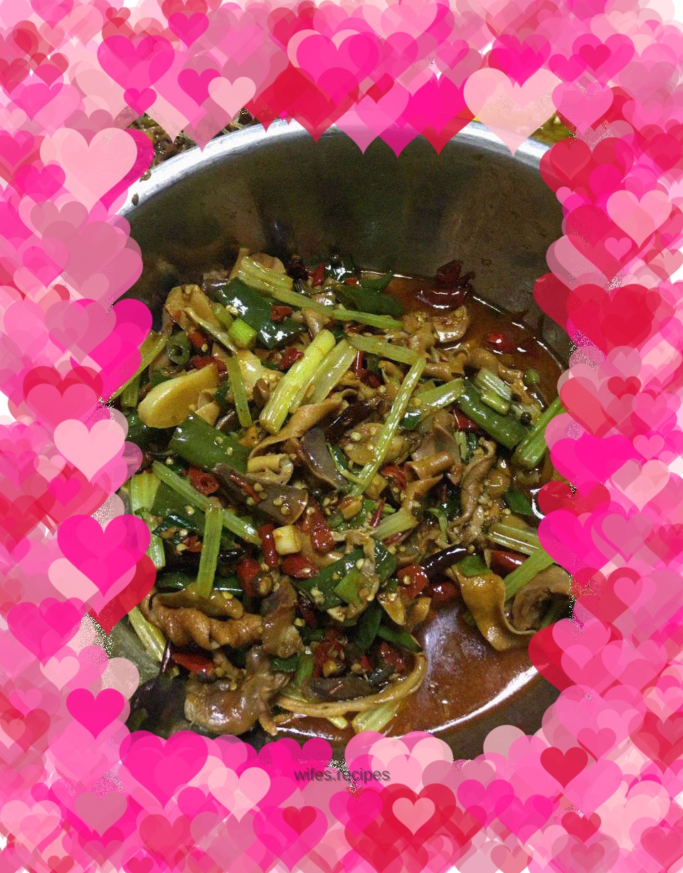 Chicken with pickled pepper