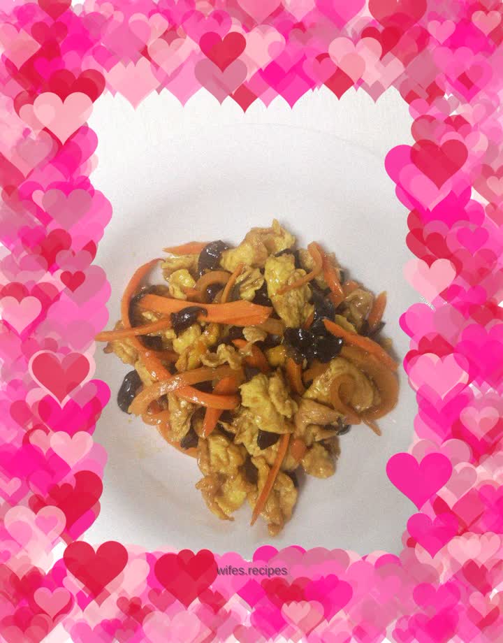 Fish-flavored scrambled eggs