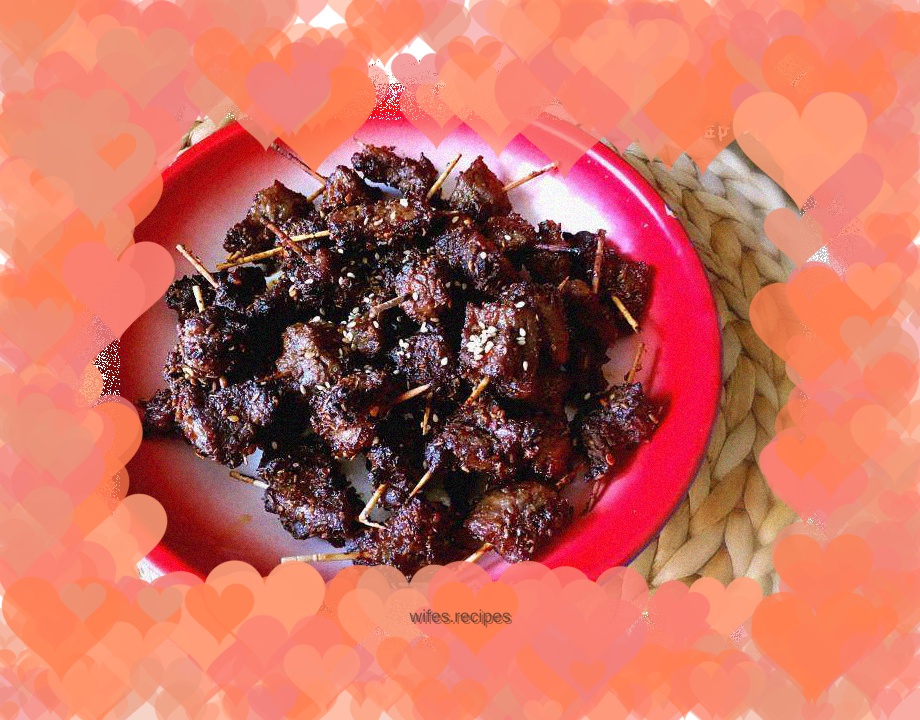 Toothpick Beef/Air Fryer Version