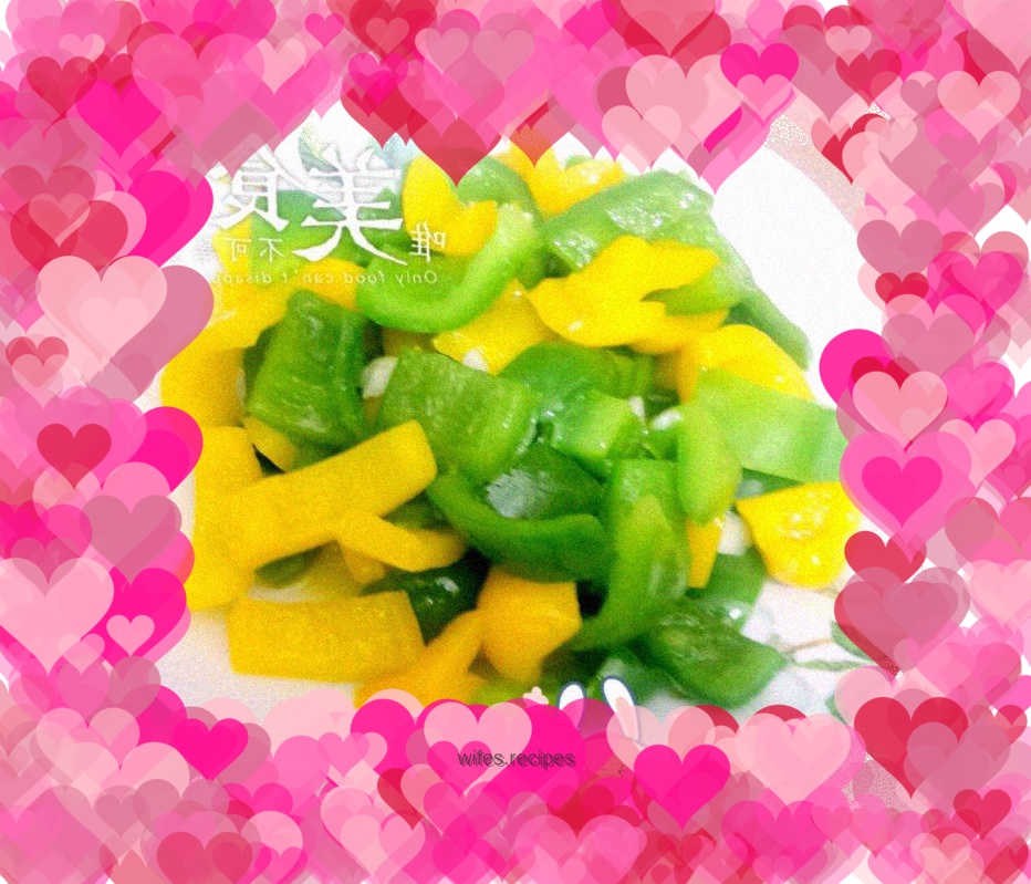 Sautéed Bell Peppers with Minced Garlic