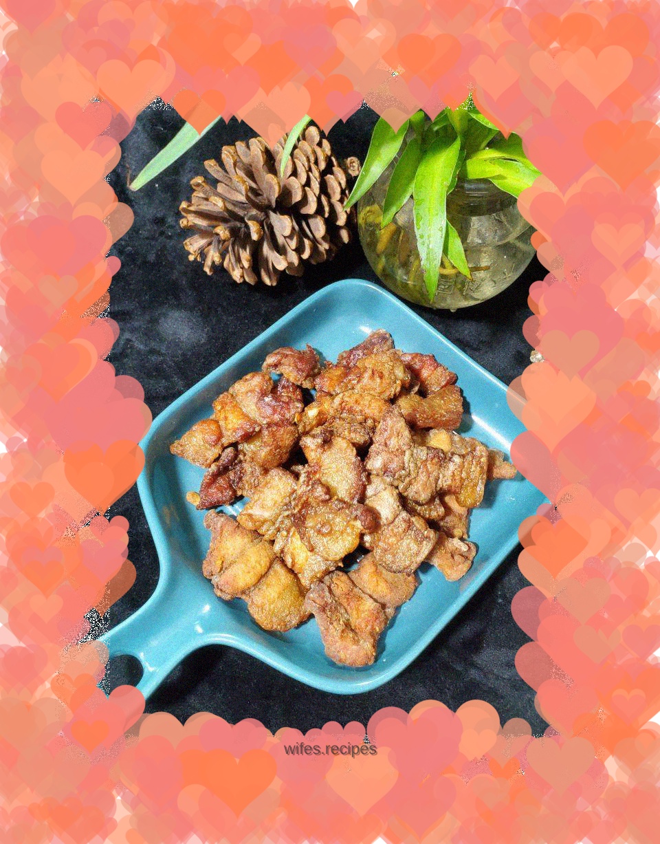 Pan-fried pork belly