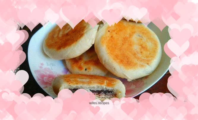 Electric pancake version of bean paste cake