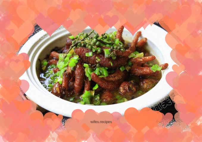 ※Smiley Kitchen※Drink beer with a heavy flavor - black bean sauce, green sesame pepper, tiger skin chicken feet