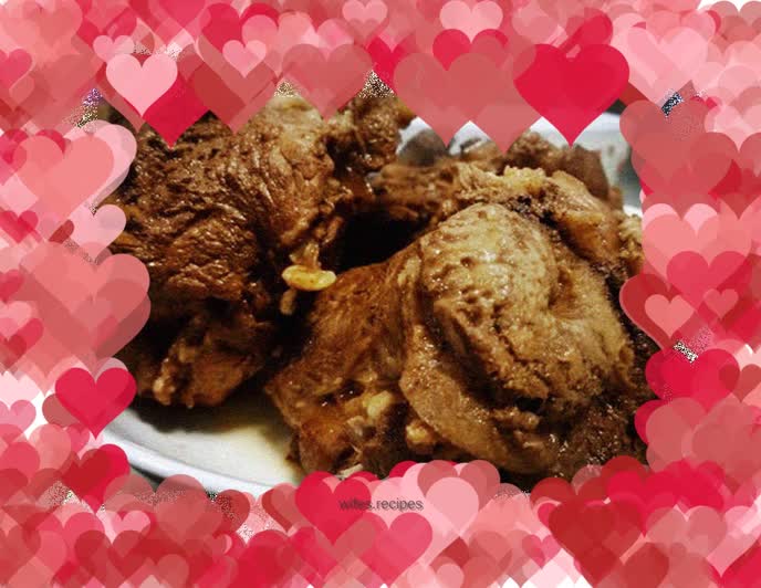 Braised bone with soy sauce