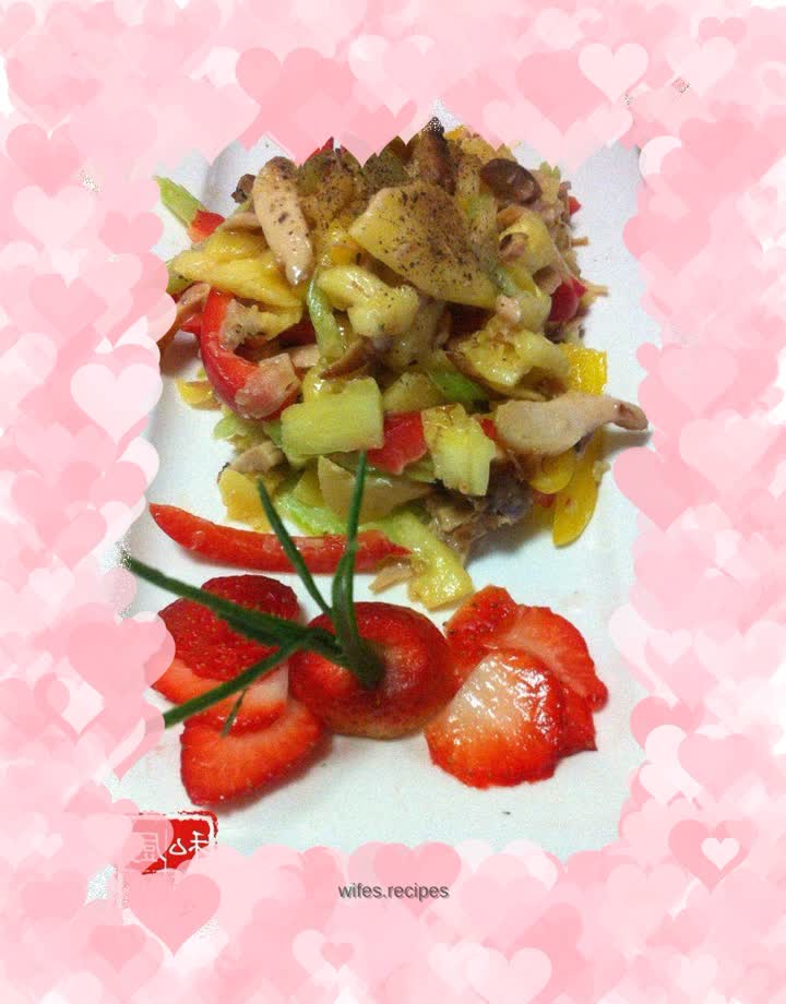 Fruit and vegetable salad