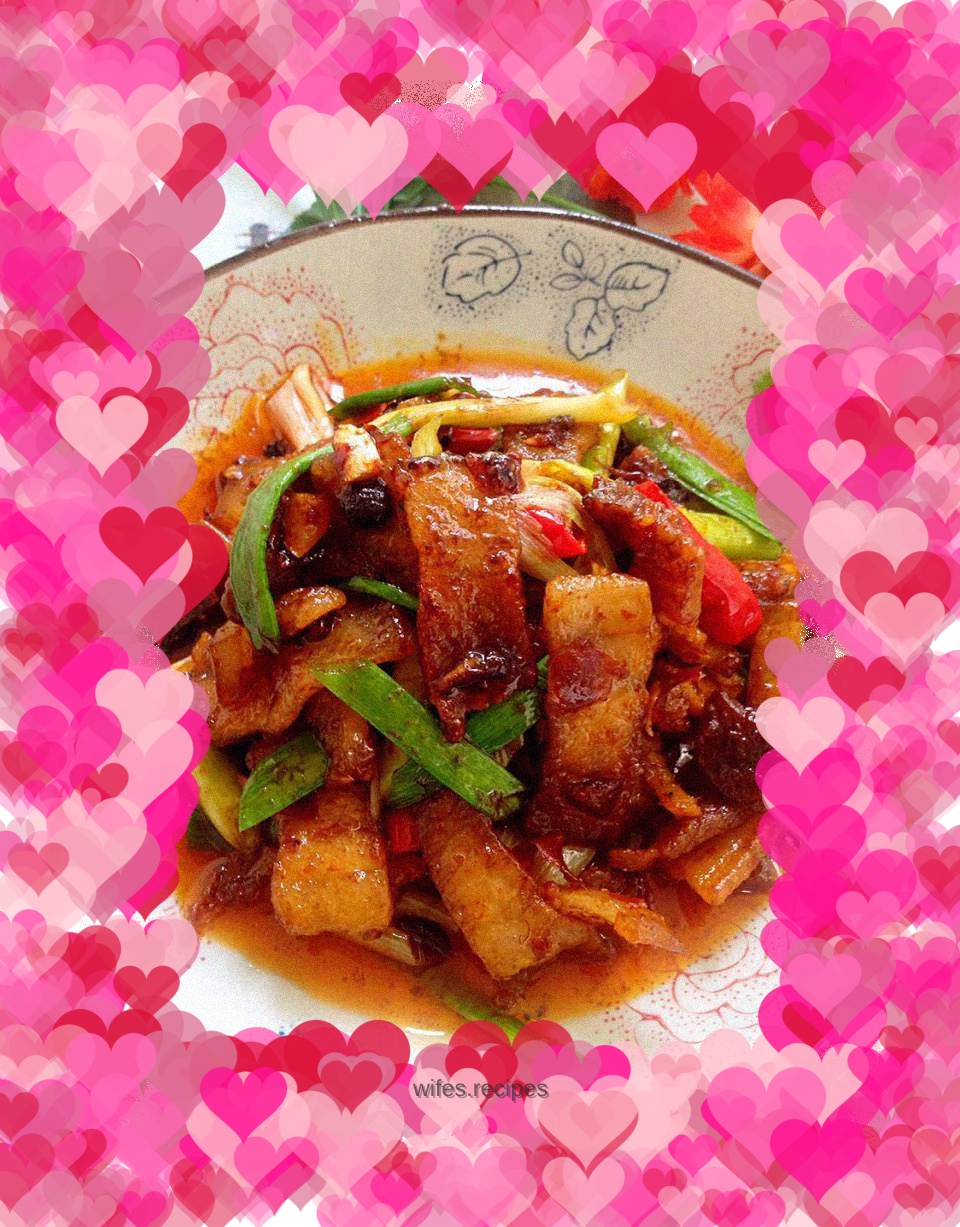 Sichuan style twice-cooked pork