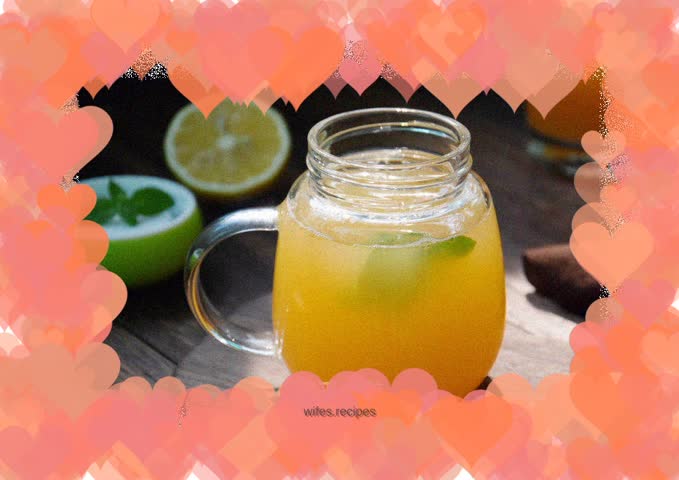 Mint Lemon Cantaloupe Juice