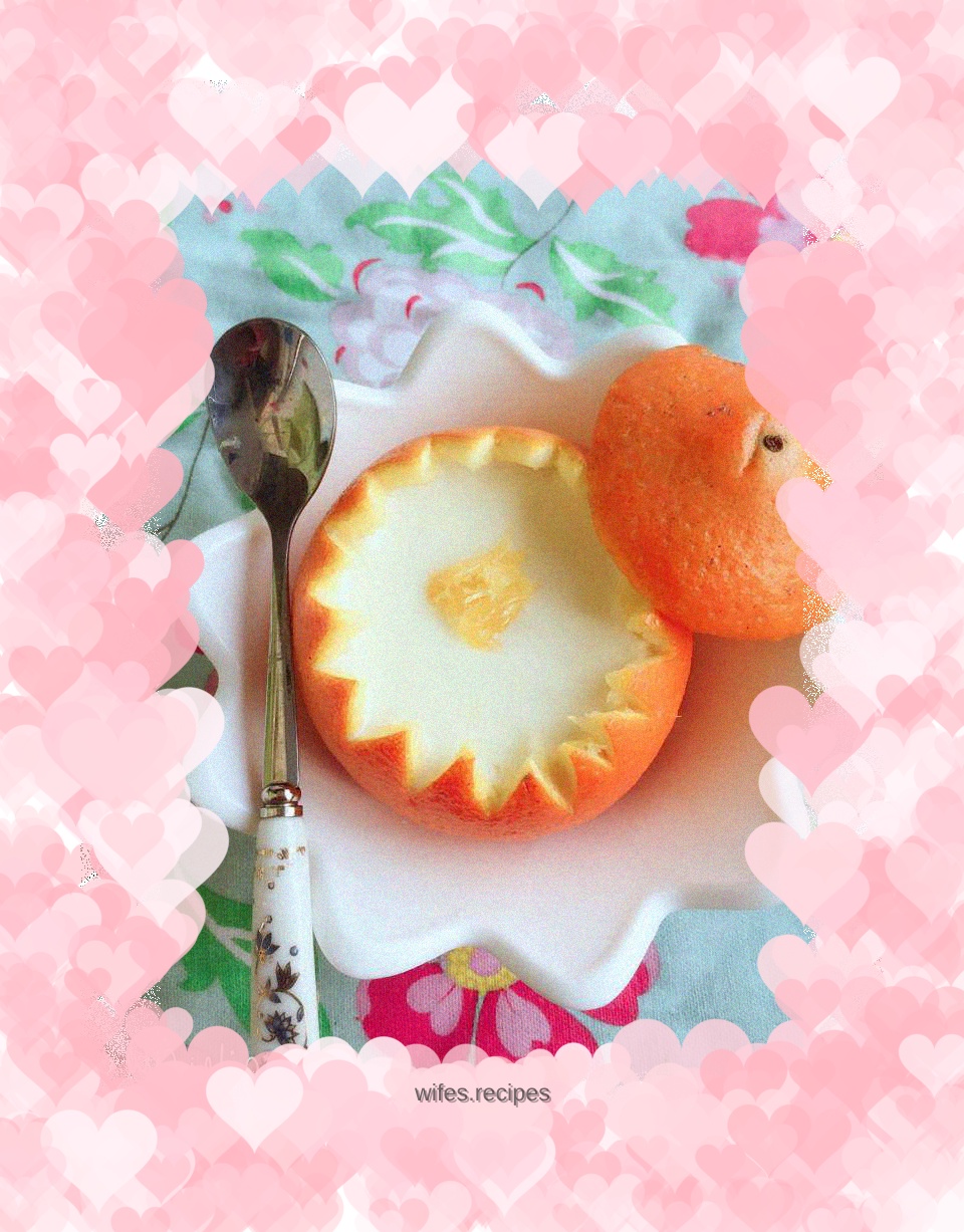 Orange ginger and milk