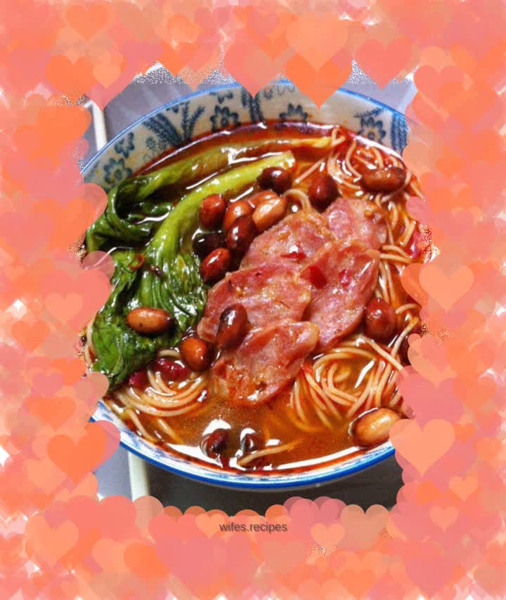 Hot and sour shrimp noodles