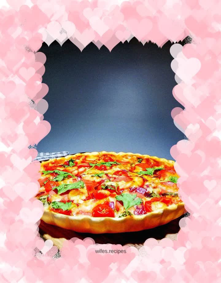 Thin crispy sausage pizza (no yeast crust)