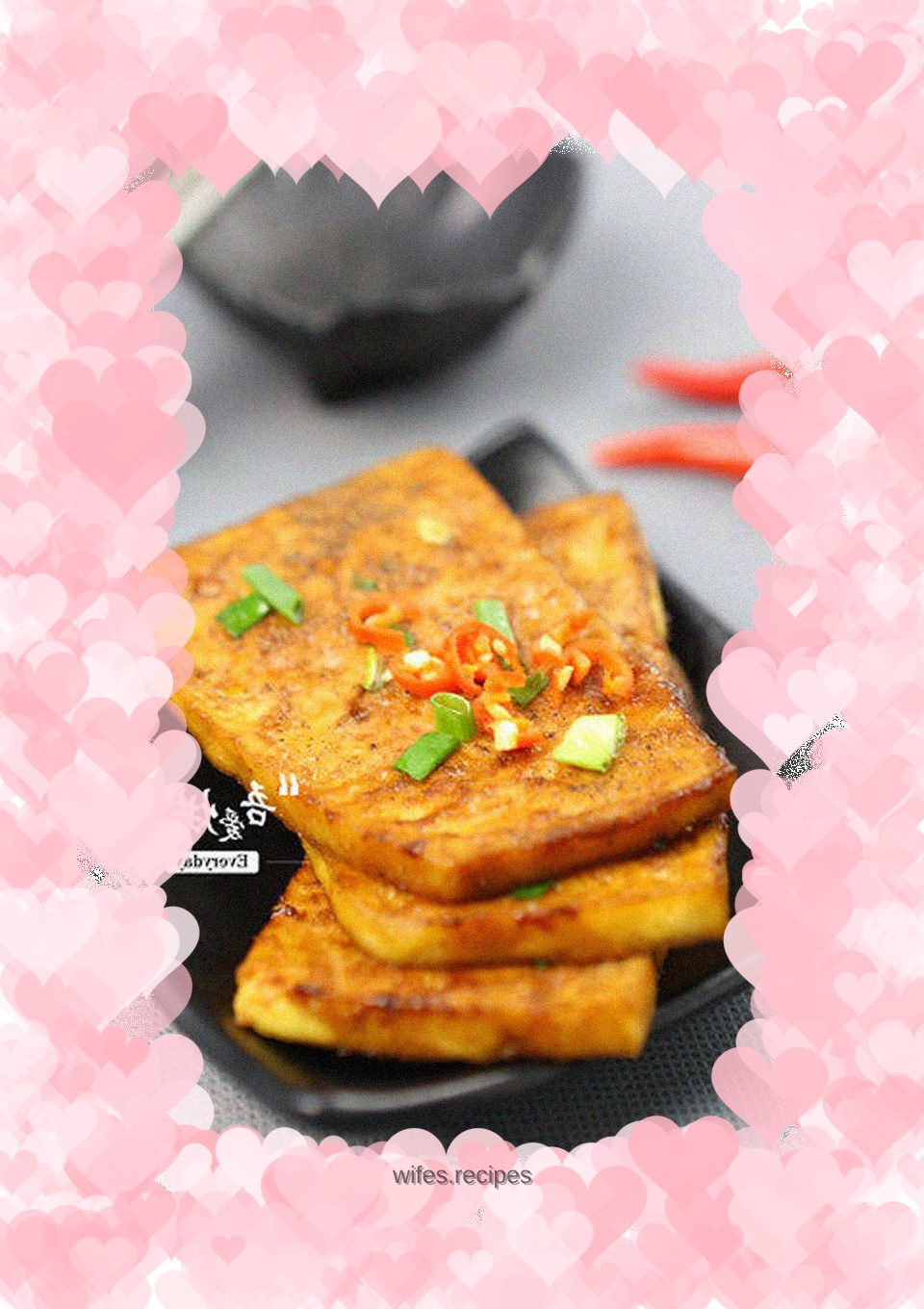 Oven version of baked tofu