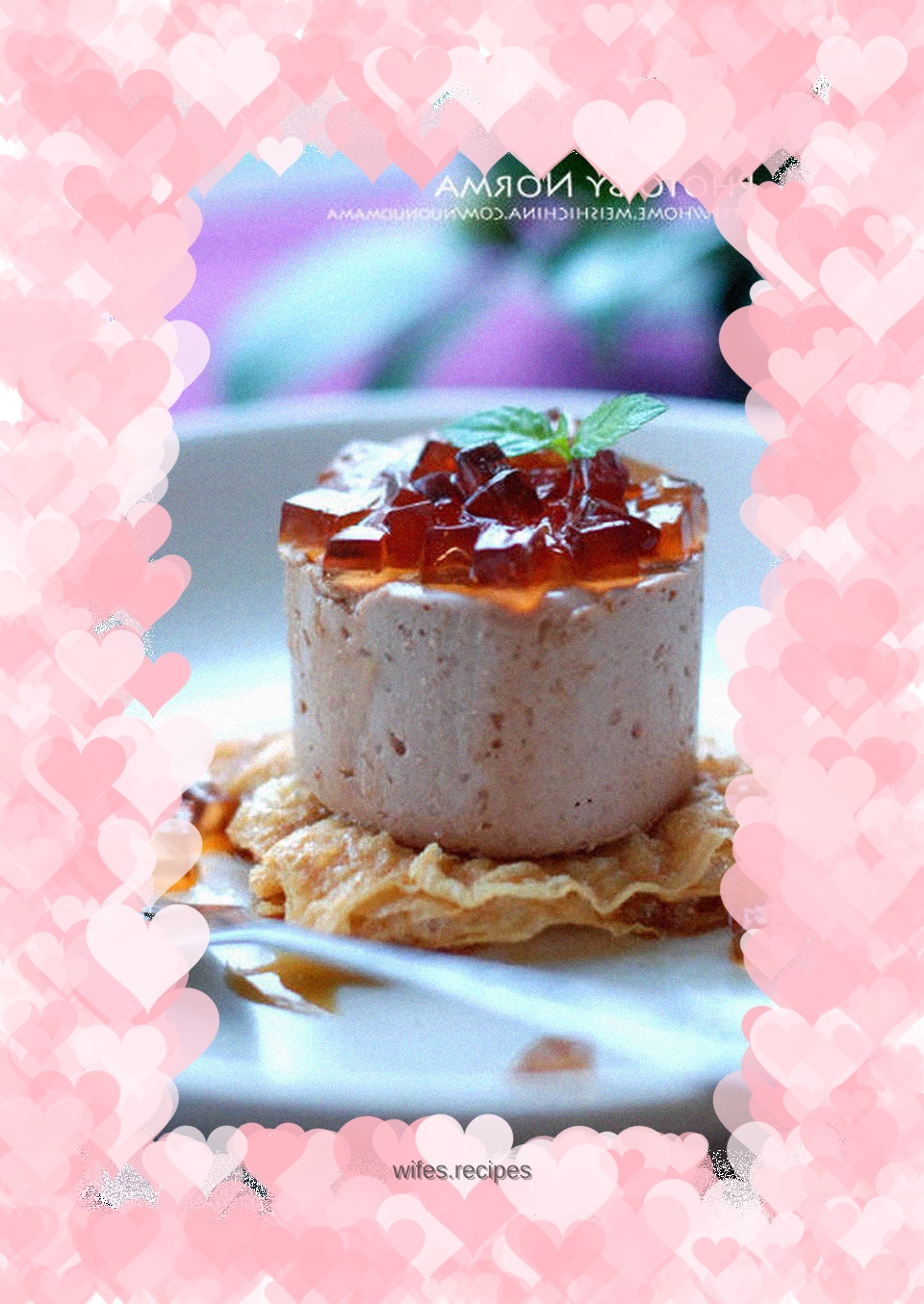 Drunken foie gras with oyster sauce and vinaigrette